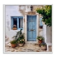 thumbnail image 1 of Stupell Industries Traditional Greek Door Architecture White Framed Giclee Art, 24 x 24, by Riley B, 1 of 8