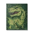 thumbnail image 1 of Stupell Industries Green Abstract T-Rex Animals & Insects Painting Gallery Wrapped Canvas Art Print Wall Art, 24 x 30, 1 of 8