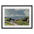 thumbnail image 1 of Stupell Industries Coastal Green Bay Breeze Black Framed Print Under Glass, 20 x 14, by Elara Yasna, 1 of 8