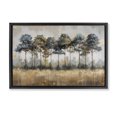 thumbnail image 1 of Stupell Industries Traditional Green & Blue Forest Grove Black Floating Frame Canvas Art, 25 x 17, by Creative Studio, 1 of 8