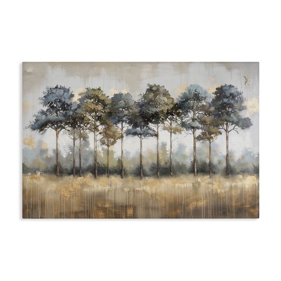 Stupell Industries Traditional Green & Blue Forest Grove Canvas Art, 24 x 16, by Creative Studio