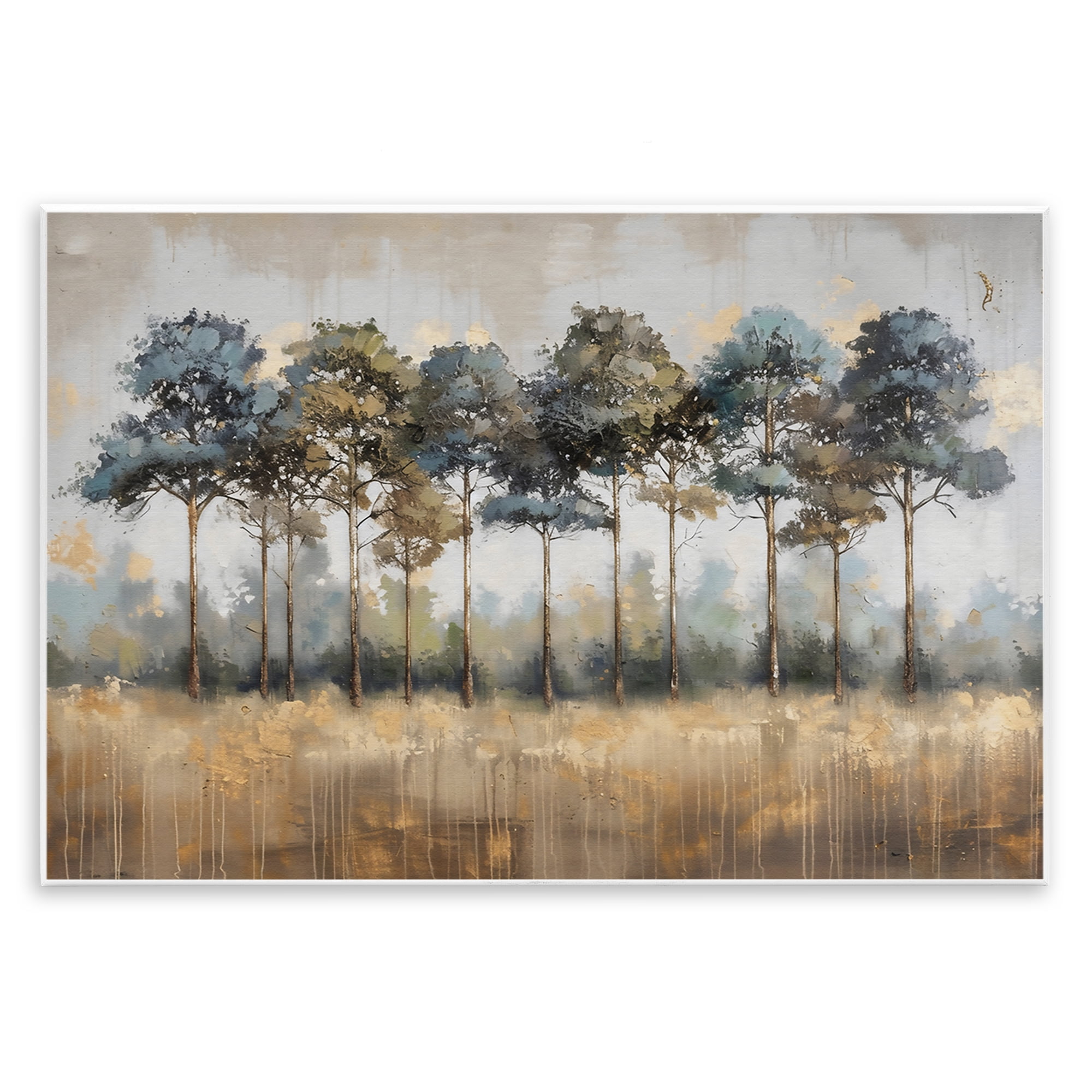 Stupell Industries Green & Blue Forest Grove Wall Plaque Art, design by Creative Studio
