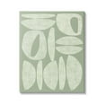 thumbnail image 1 of Stupell Industries Green Contemporary Shapes Abstract Painting Gallery Wrapped Canvas Art Print Wall Art, 36 x 48, 1 of 8