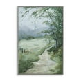 thumbnail image 1 of Stupell Industries Green Country Landscape Landscape & Nature Painting Gray Framed Art Print Wall Art, 20 x 30, 1 of 2