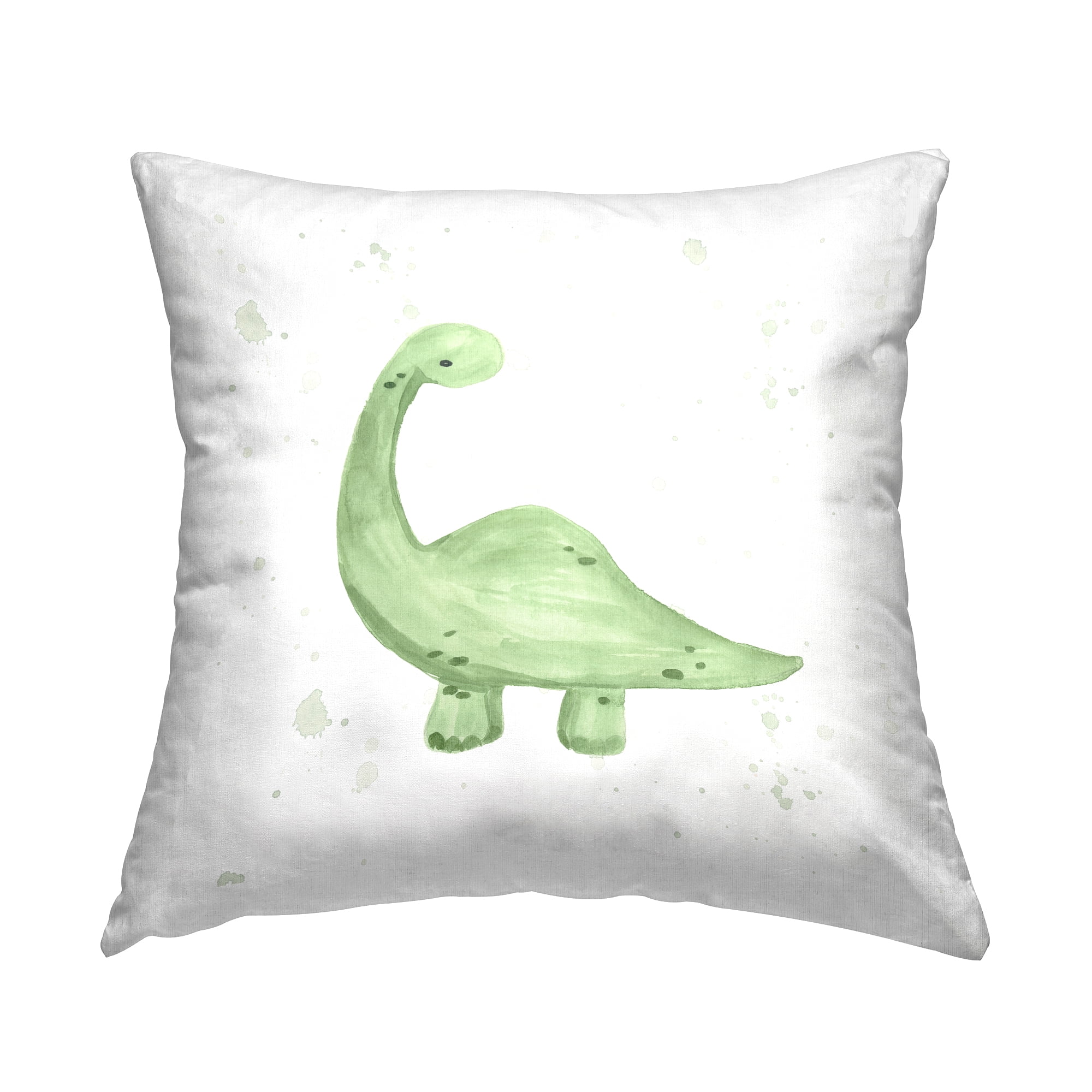 Stupell Industries Green Dinosaur Fun Nursery Printed Throw Pillow Design by Lucille Price Walmart