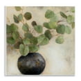 thumbnail image 1 of Stupell Industries Green Eucalyptus Leaves Potted Plant Artistic Brushstrokes Painting Unframed Art Print Wall Art, Design by Lanie Loreth, 1 of 5