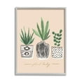 thumbnail image 1 of Stupell Industries Green Fern Trio Chic Patterns Plant Lady Sentiment, 16 x 20, Designed by Heather McLaughlin, 1 of 7