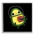 thumbnail image 1 of Stupell Industries Green Frowning Avocado Seed Outer Space Astronaut Framed Wall Art, 24 x 24, Design by Michael Buxton, 1 of 5