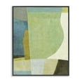 thumbnail image 1 of Stupell Industries Green Geometric Collage Abstract Painting Black Framed Art Print Wall Art, 24 x 30, 1 of 10