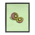 thumbnail image 1 of Stupell Industries Art Deco Green Glimmer Kiwi Black Floating Frame Canvas Art, 17 x 21, by LISH Creative, 1 of 8