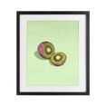 thumbnail image 1 of Stupell Industries Art Deco Green Glimmer Kiwi Black Framed Print Under Glass, 13 x 16, by LISH Creative, 1 of 8