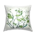 thumbnail image 1 of Stupell Industries Green Leaf Stems Decorative Printed Throw Pillow, 18 x 18, 1 of 5