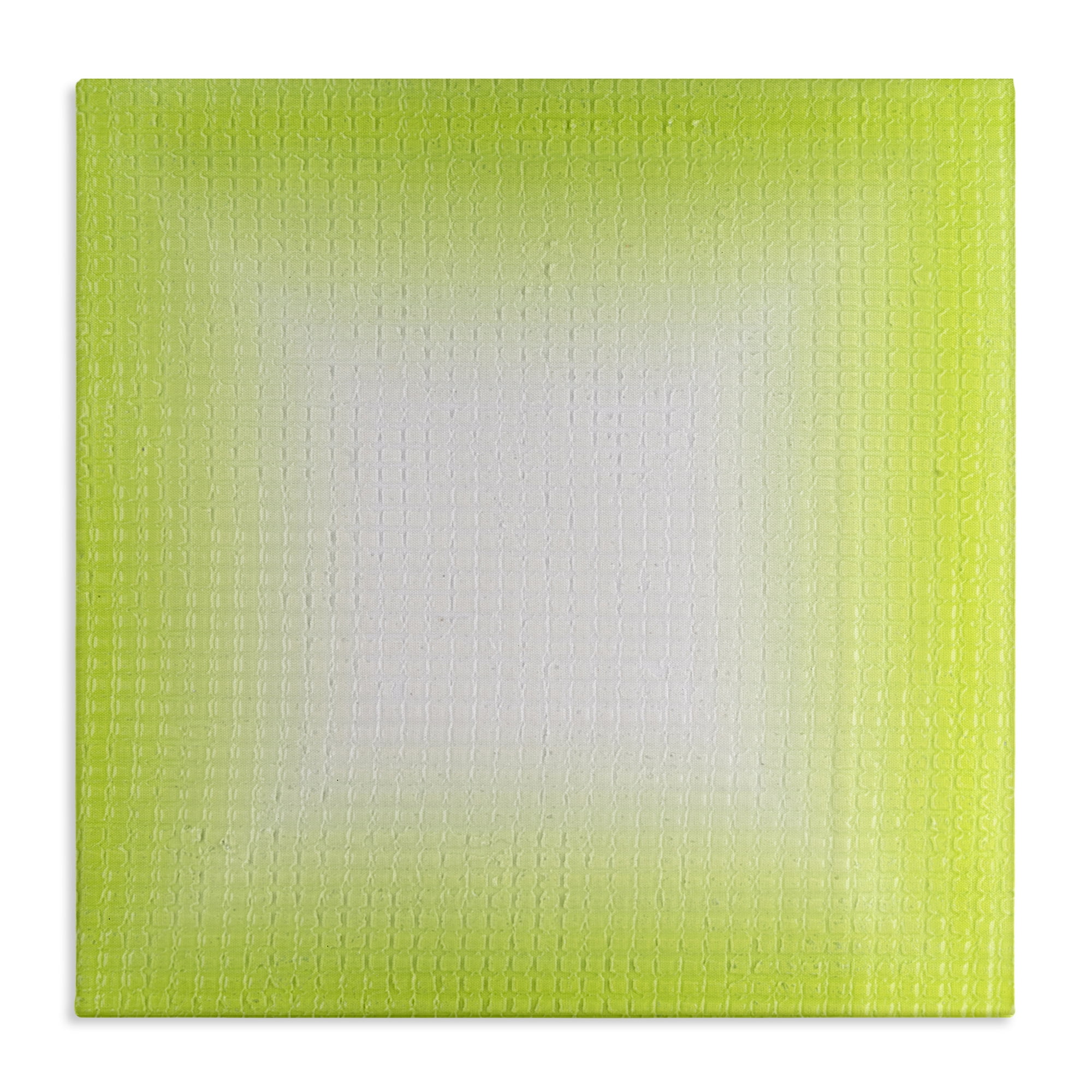 Stupell Industries Green Ombre Fade Abstract Painting Wrapped Canvas Art Print Wall Art, 17 x 17