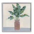 thumbnail image 1 of Stupell Industries Green Palm Plant Brown Vase Still Life Painting, 17 x 17, Design by Sally Swatland, 1 of 7