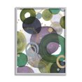 thumbnail image 1 of Stupell Industries Green & Purple Circles Abstract Painting Gray Framed Art Print Wall Art, 24 x 30, 1 of 9
