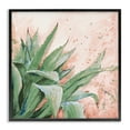 thumbnail image 1 of Stupell Industries Green Succulent Plant Leaves Contemporary Paint Splatter,12 x 12,Designed by Patricia Pinto, 1 of 5