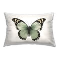 thumbnail image 1 of Stupell Industries Green Symmetrical Butterfly Decorative Printed Throw Pillow Design by Elizabeth Medley., 1 of 6