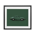 thumbnail image 1 of Stupell Industries Industrial Green Toned Classic Car Black Framed Print Under Glass, 16 x 13, by Mark Rogan, 1 of 8