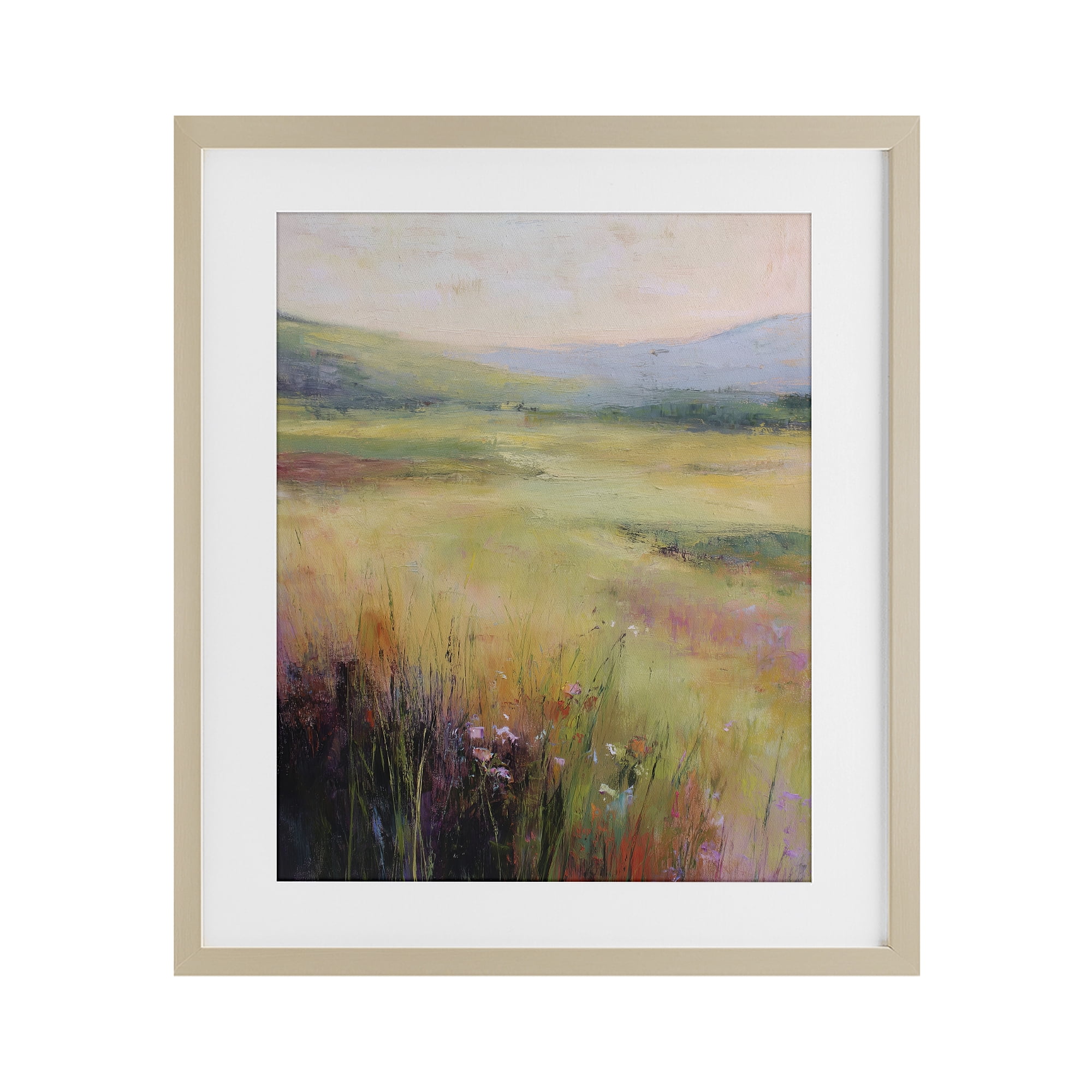 Stupell Industries Green Valley View Birch Framed Print Under Glass, design by Svetlana Aleynikova