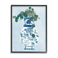 thumbnail image 1 of Stupell Industries Green Vine Plant Ornate Blue Bird Vase, 11 x 14, Design by Melissa WangÂ&nbsp;, 1 of 5