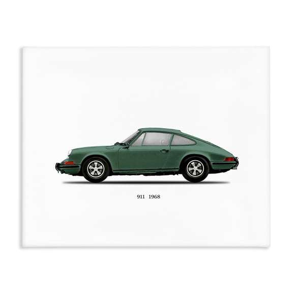 Stupell Industries Green Vintage Car Model Canvas Wall Art, design by Mark Rogan