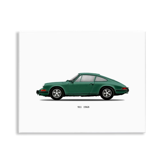 Stupell Industries Green Vintage Car Model Wall Plaque Art, design by Mark Rogan