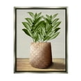 thumbnail image 1 of Stupell Industries Greenery in Woven Planter Botanical & Floral Painting Gray Floater Framed Canvas Art Print Wall Art, 25 x 31, 1 of 10