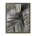 Stupell Industries Grey Abstract Botanical Abstract Painting Brown