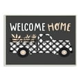 thumbnail image 1 of Stupell Industries Grey Autumn Harvest Truck Welcome Home Text Wall Plaque Design by Arrolynn Weiderhold, 1 of 5