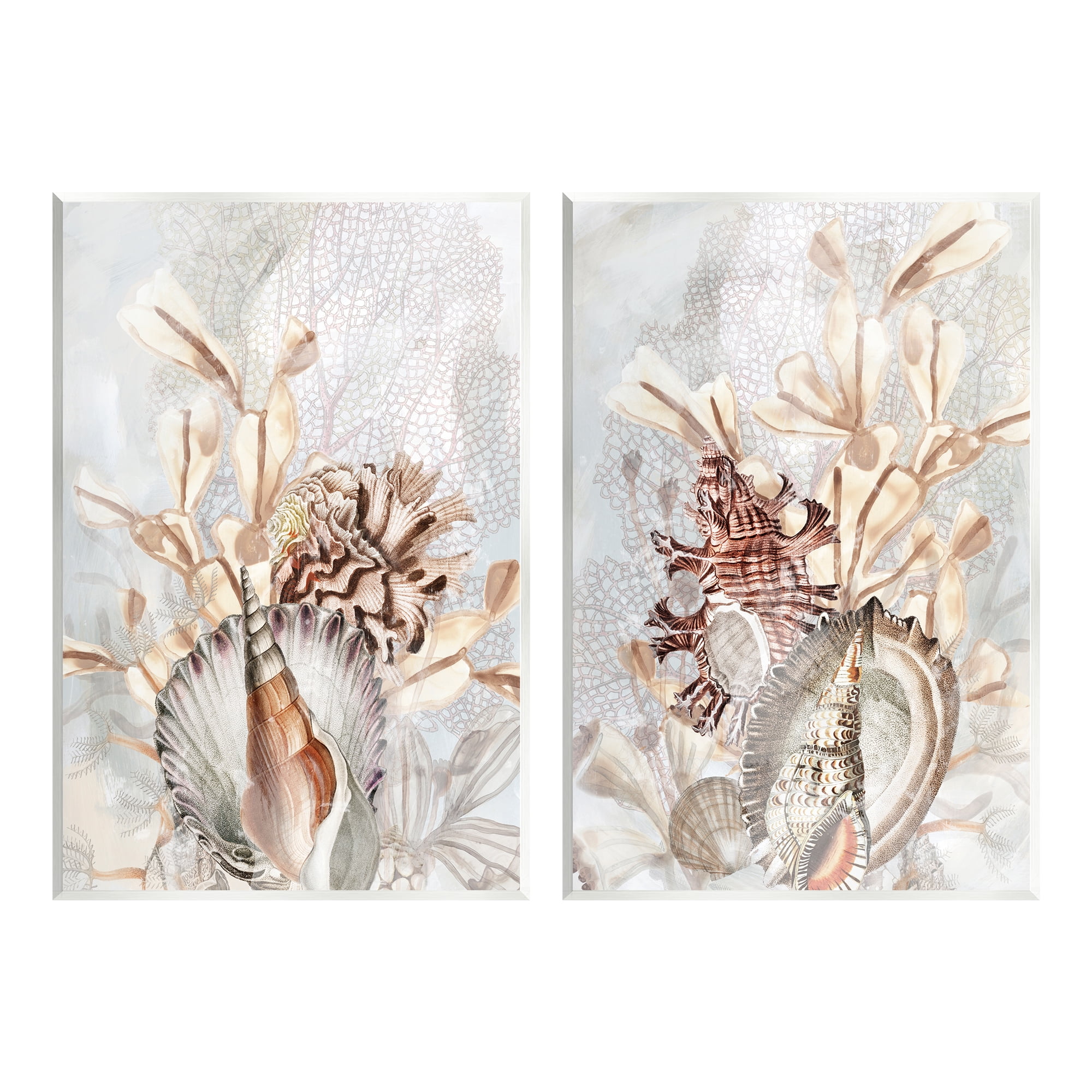 Stupell Industries Grey & Beige Sea Life Animals & Insects Painting Unframed Art Print Wall Art, 10 x 15