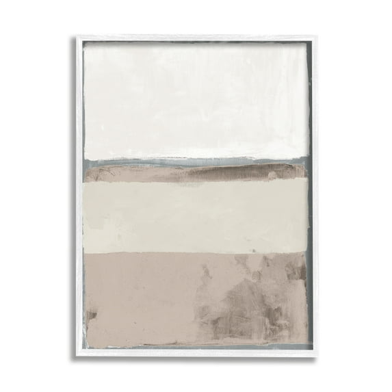 Stupell Industries Grey Blocked Abstraction Industrial Muddy Earth Tones, 16 x 20, Designed by Smith Haynes