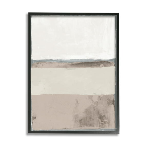 Stupell Industries Grey Blocked Abstraction Industrial Muddy Earth Tones, 24 x 30, Designed by Smith Haynes
