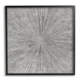 thumbnail image 1 of Stupell Industries Grey Burst Pattern Abstract Painting Black Framed Art Print Wall Art, 12 x 12, 1 of 9