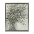 thumbnail image 1 of Stupell Industries Grey Charcoal Bouquet Plants & Flowers Painting Gray Floater Framed Canvas Art Print Wall Art, 17 x 21, 1 of 10