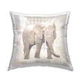 thumbnail image 1 of Stupell Industries Grey Elephant Patterns Collaged Printed Throw Pillow Design by Karen Smith, 1 of 6