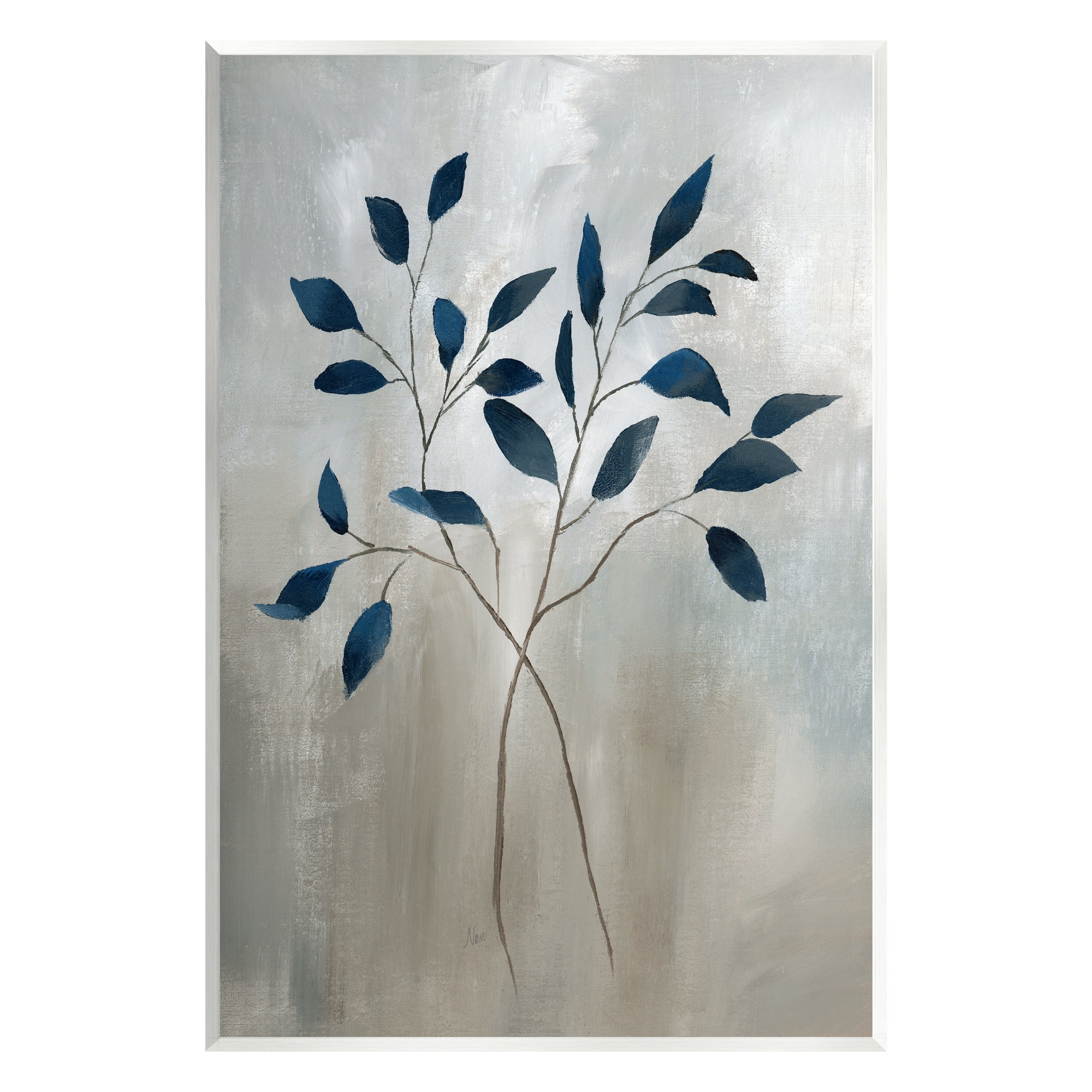 Stupell Industries Grey Herb Sprigs Botanical & Floral Painting Unframed Art Print Wall Art, 10 x 15