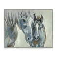thumbnail image 1 of Stupell Industries Grey Horse & Foal Animals Painting Gray Framed Art Print Wall Art, 30 x 24, 1 of 2