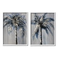 thumbnail image 1 of Stupell Industries Grey Modern Palm Trees Botanical & Floral Painting White Framed Art Print Wall Art, 16 x 20, Set of 2, 1 of 10