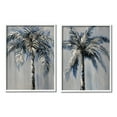 thumbnail image 1 of Stupell Industries Grey Modern Palm Trees Botanical & Floral Painting White Framed Art Print Wall Art, 24 x 30, Set of 2, 1 of 10