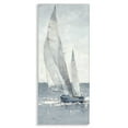 thumbnail image 1 of Stupell Industries Grey Sailboat Nautical Abstraction Coastal Painting Gallery Wrapped Canvas Print Wall Art, 1 of 5