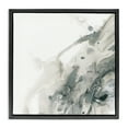 thumbnail image 1 of Stupell Industries Grey Splash on White Abstract Painting Black Floater Framed Canvas Art Print Wall Art, 18 x 18, 1 of 10