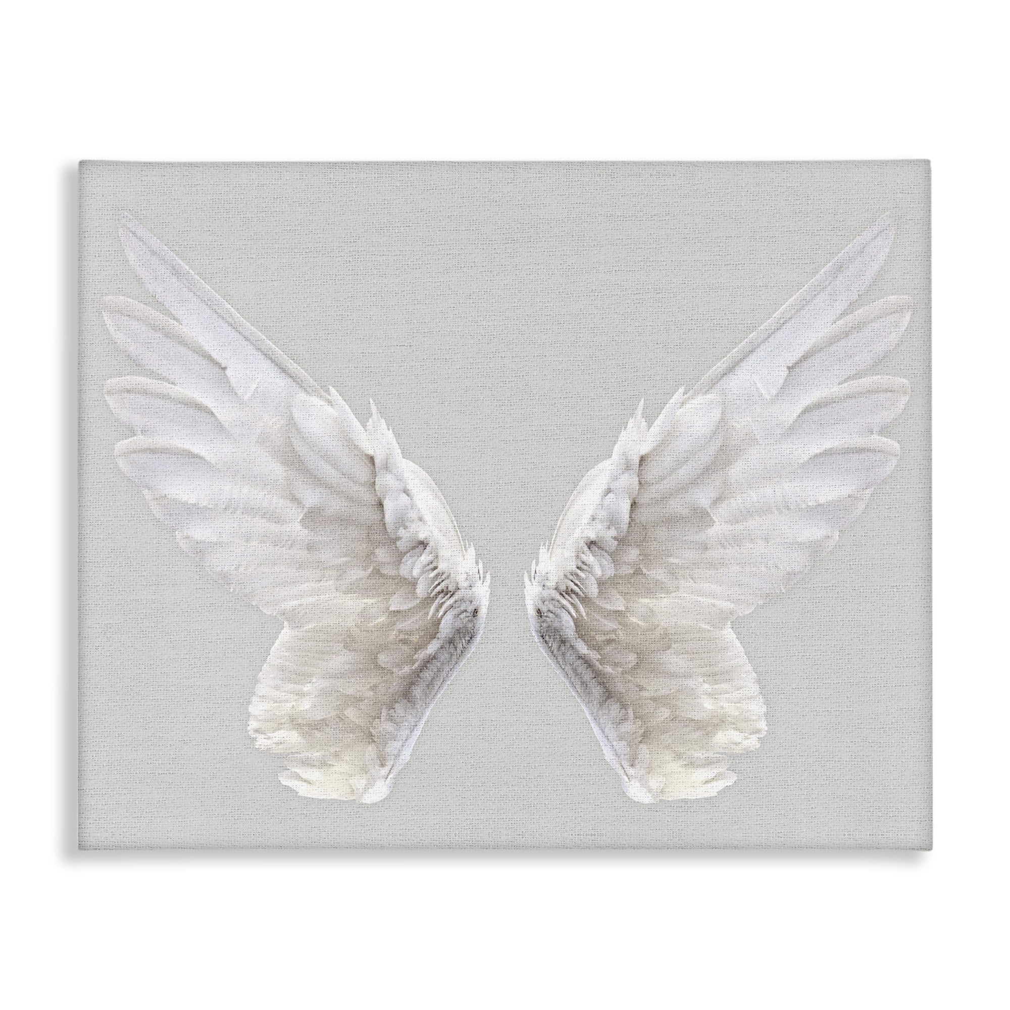 Stupell Industries Grey Wings Oversized Canvas Art, 24 x 1.5 x 30