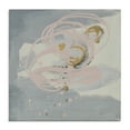 thumbnail image 1 of Stupell Industries Grey with Pink Swirl Abstract Painting Gallery Wrapped Canvas Art Print Wall Art, 17 x 17, 1 of 8