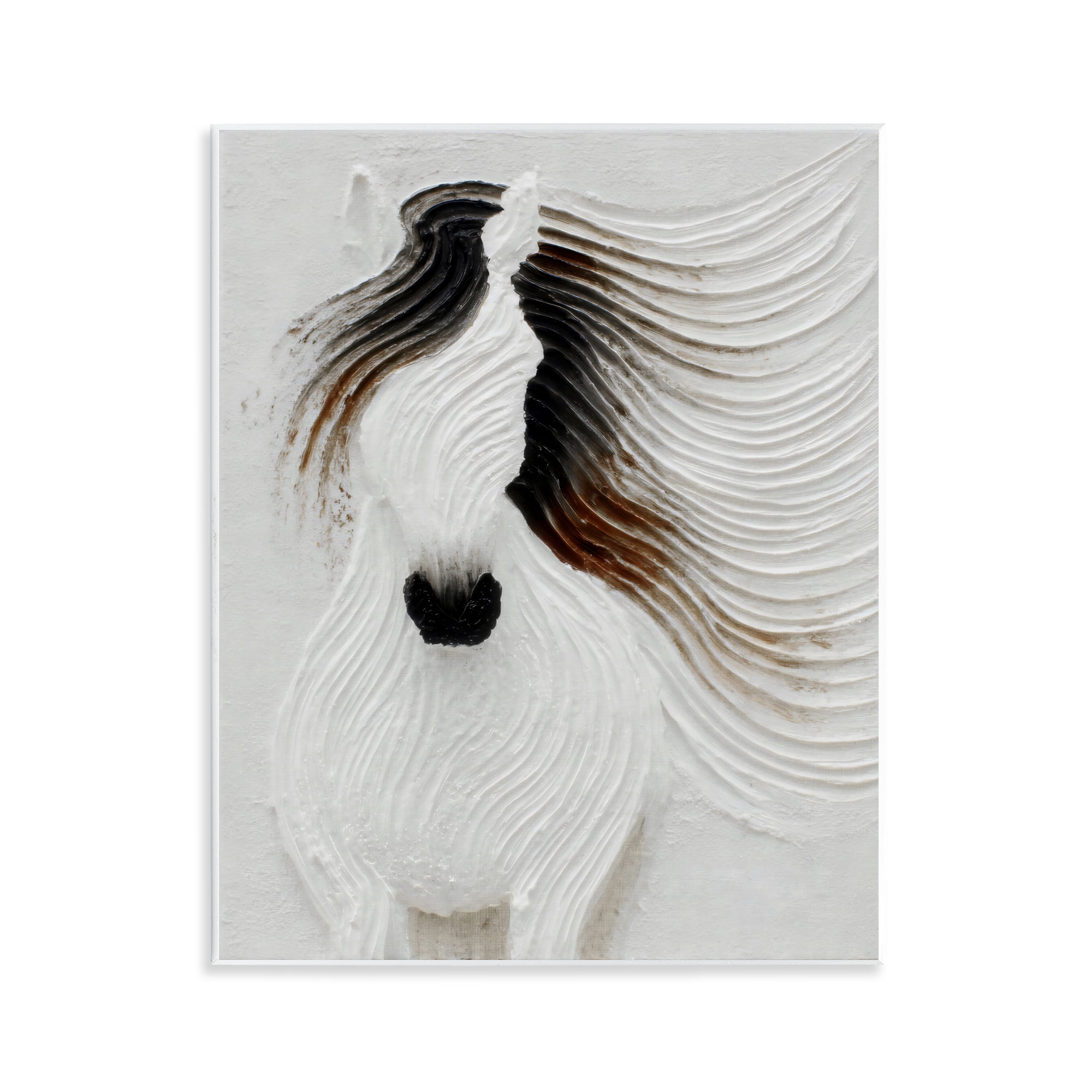 Stupell Industries Grooved Horse in Flowing Motion Wall Plaque Art, design by Ink Drop Loft