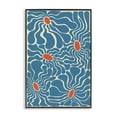thumbnail image 1 of Stupell Industries Groovy Fluid Flowers Botanical & Floral Painting Black Framed Art Print Wall Art, 16 x 24, 1 of 10