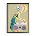 thumbnail image 1 of Stupell Industries Groovy Parrot Pink Boombox Retro Disco Ball, 24 x 30, Design by Grace Popp, 1 of 6