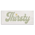 thumbnail image 1 of Stupell Industries Groovy Thirsty Phrase Canvas Wall Art design by Lil' Rue, 17 x 40, 1 of 7