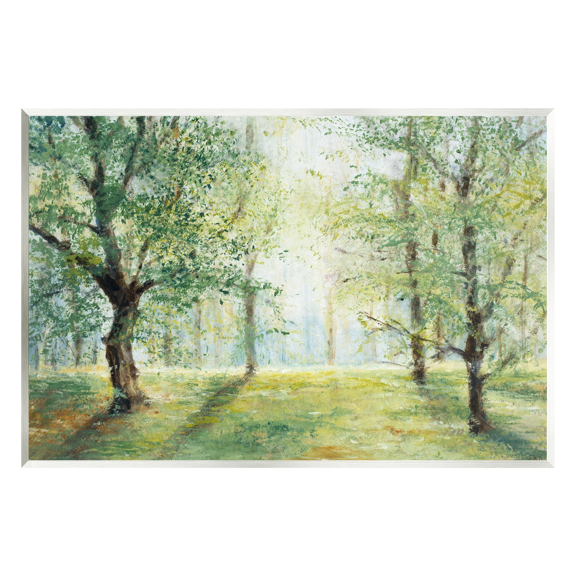 Stupell Industries Grounded Beauty Landscape Nature Painting Unframed Art Print Wall Art, 19 x 13