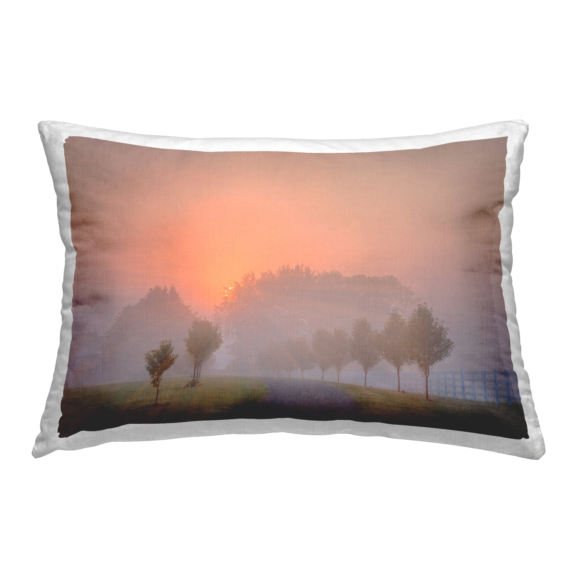 Stupell Industries Grove Path at Sunset Decorative Printed Throw Pillow Design by Marty Hulsebos.