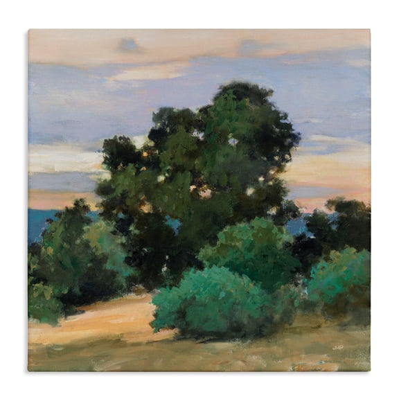 Stupell Industries Grove at Dusk Landscape Canvas Wall Art design by Julia Purinton, 17 x 17